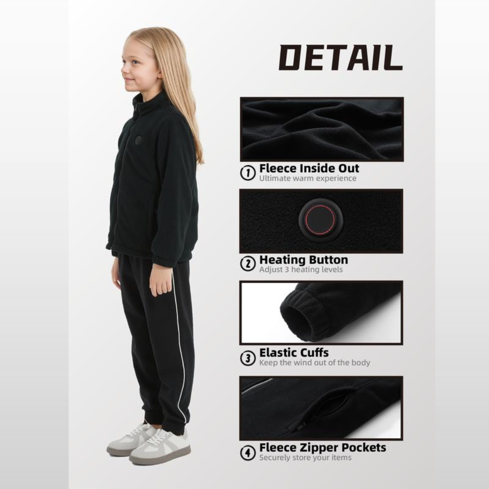 Meltail™ Kid's Heated Fleece Jacket